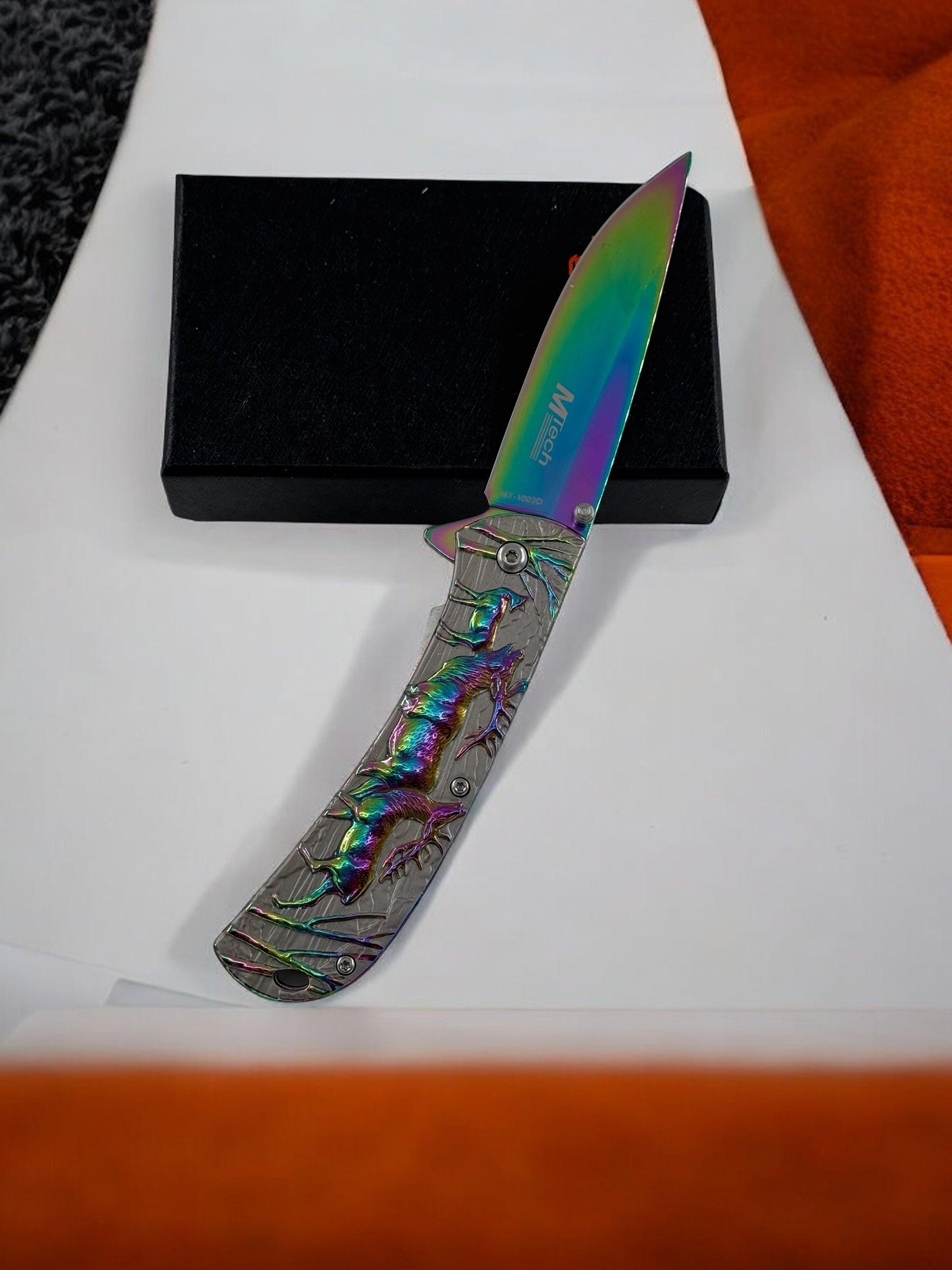 Geyik Baskılı Çakı MT-1008C