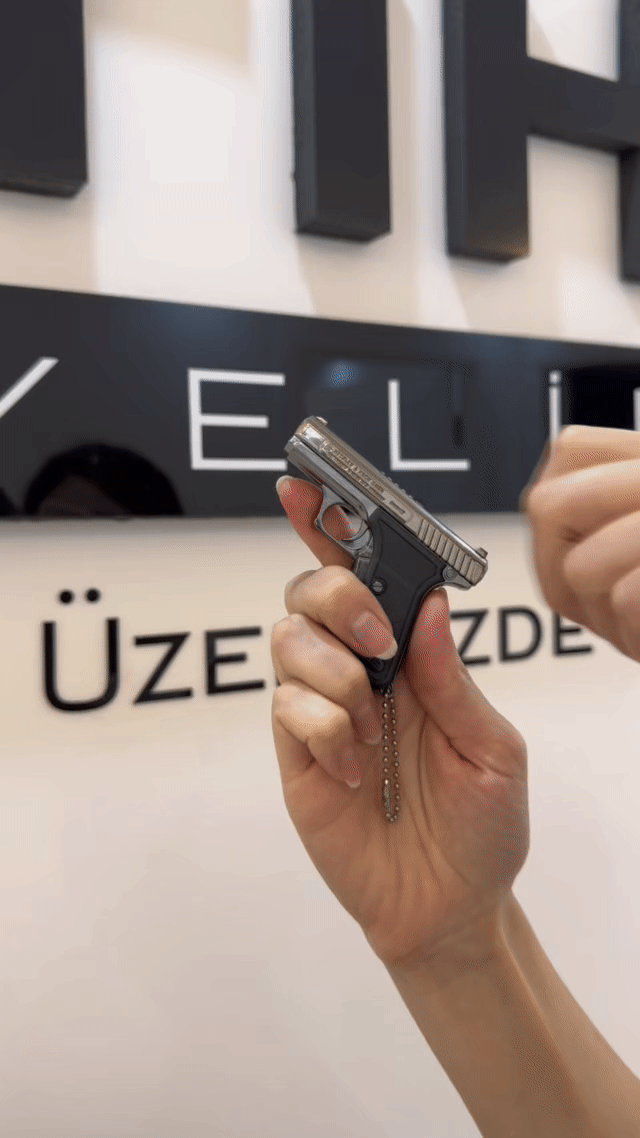Mini Özel Tasarım Sürgülü Silah Çakmak