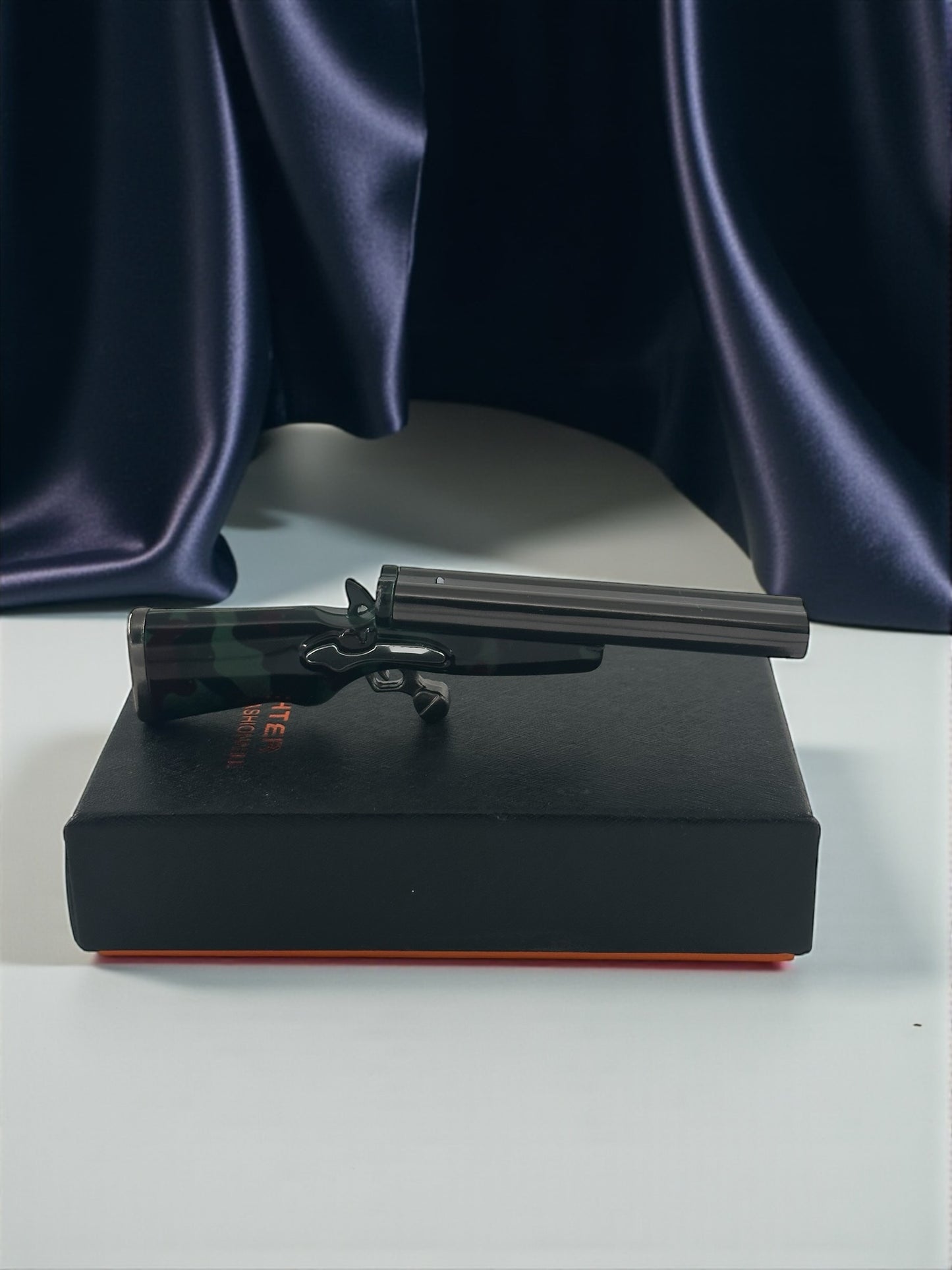 Tüfek Çift Yanan Desenli Gazlı Çakmak