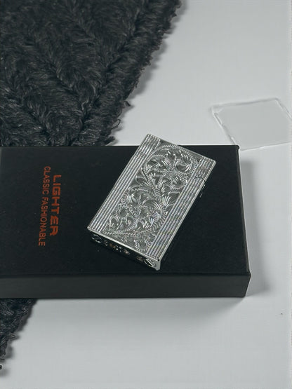 Lüx Kabartmalı Dupont Model Metal Çakmak