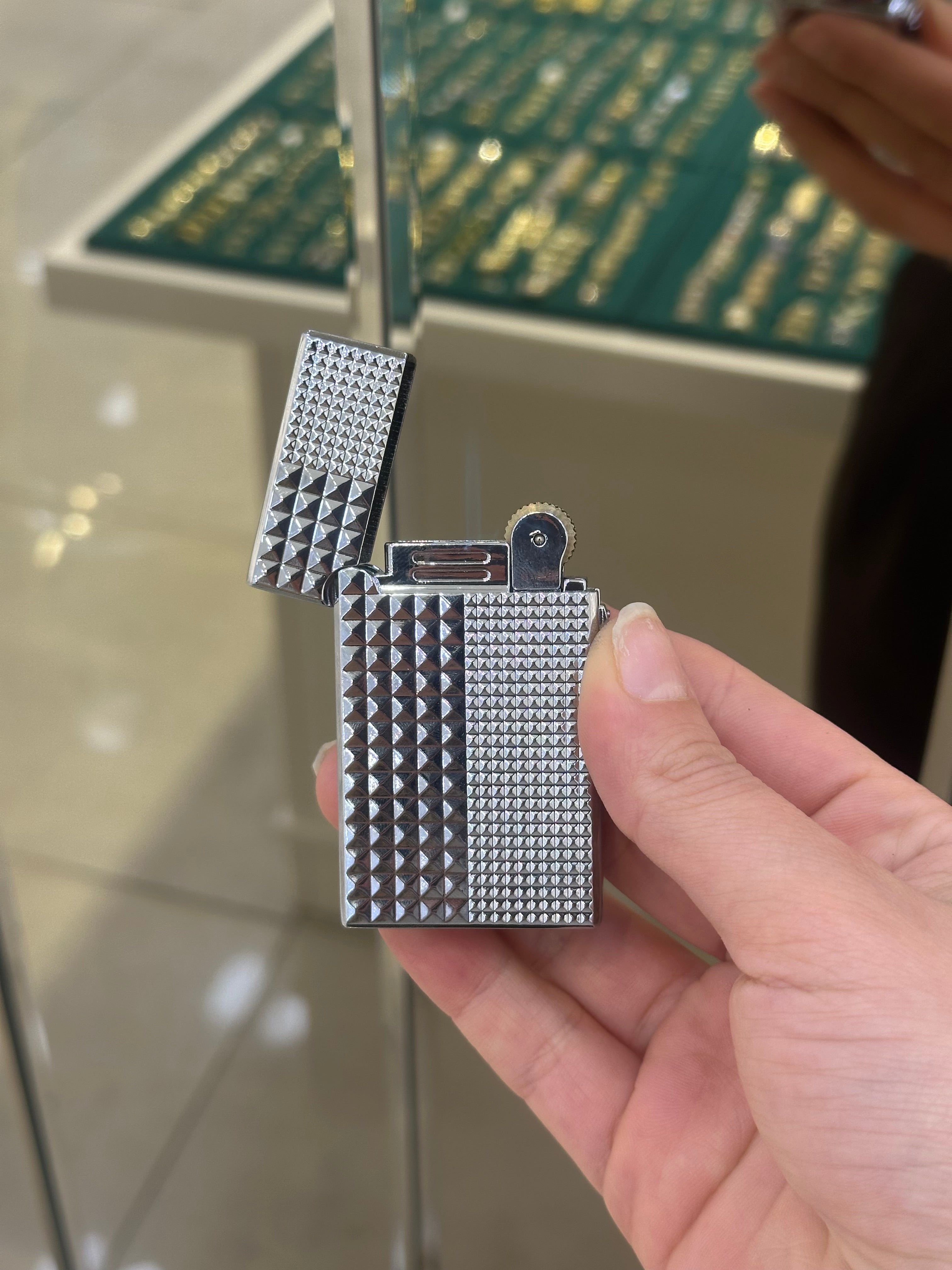 Metal Çift Yanan Pürmüzlü Çakmak