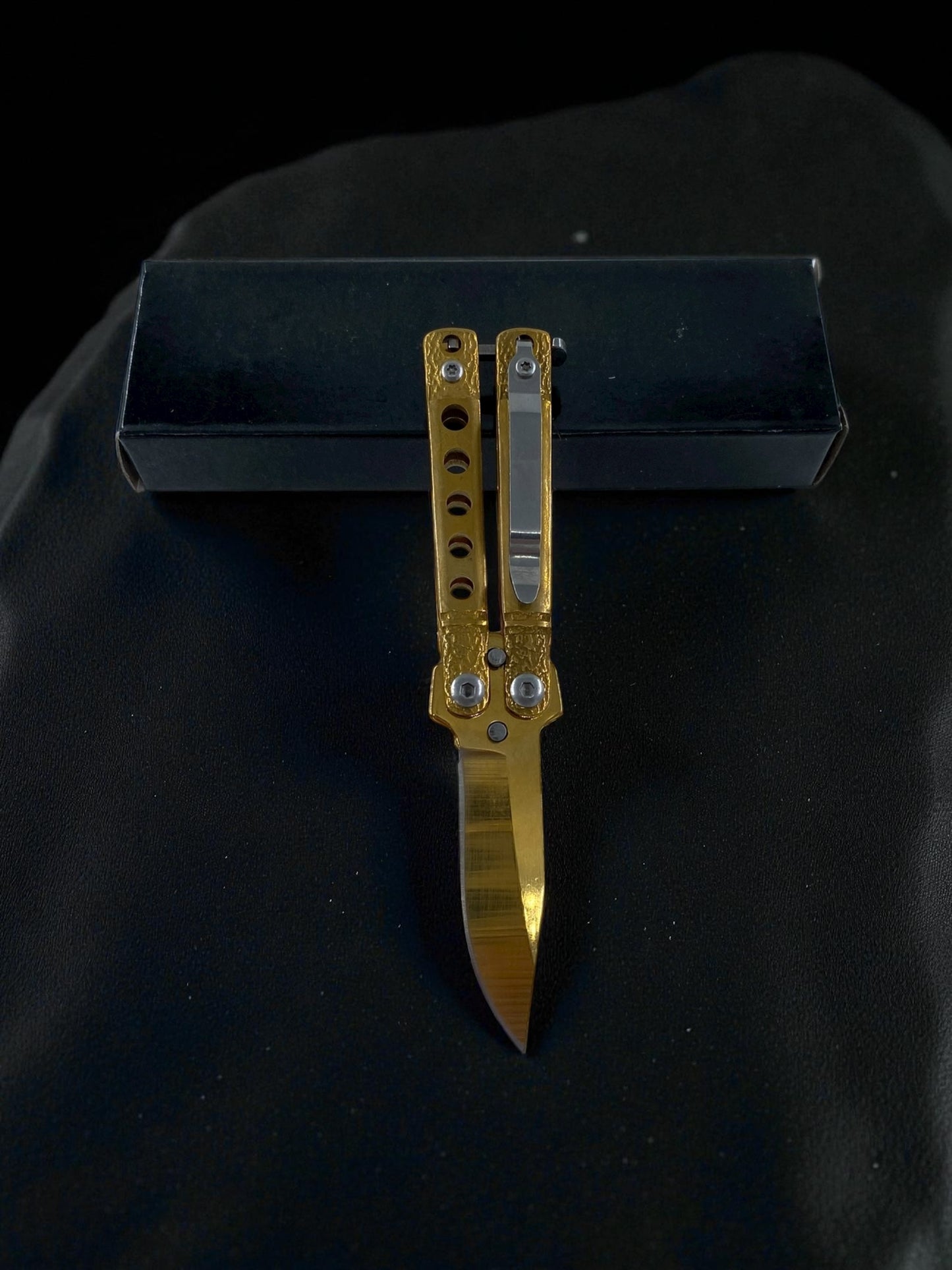 Kompakt Boy Metal Kelebek Çakı