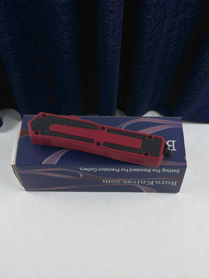 Kemere Takmalı Renkli İçten Çıkmalı Çakı Kırmızı