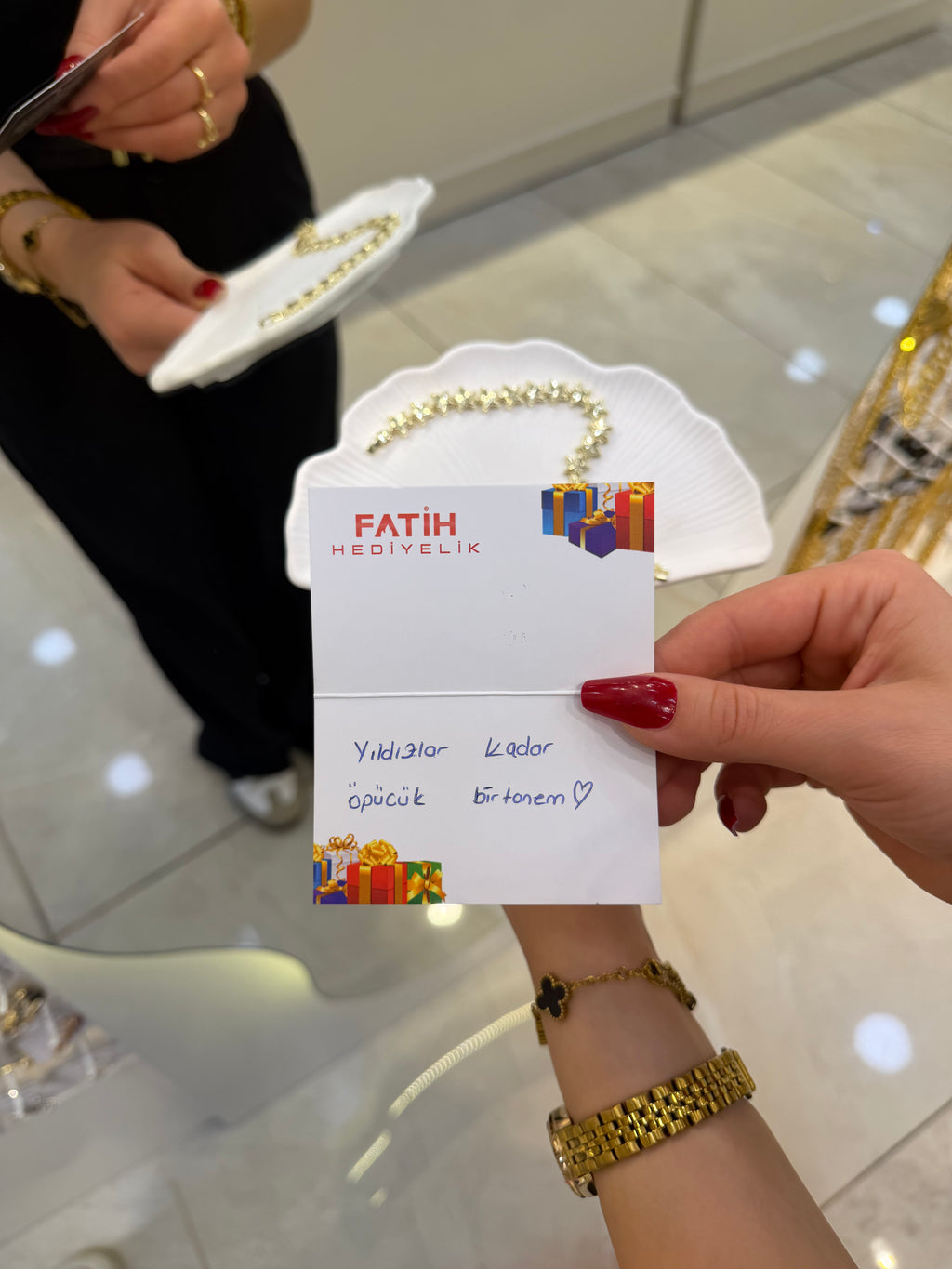 14K Kaplama Yıldız Serisi Bileklik