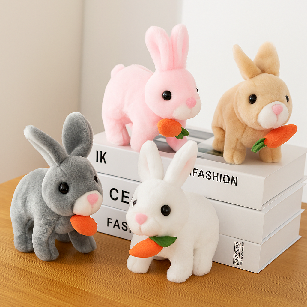 3’lü Eğlence ve Mutluluk Seti – Yüzük Çıkan Kinder Joy, Köpük Tabancası, Peluş Tavşan