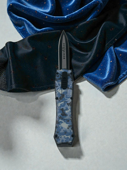 Mavi Desenli Banchmade İçten Çıkmalı Çakı