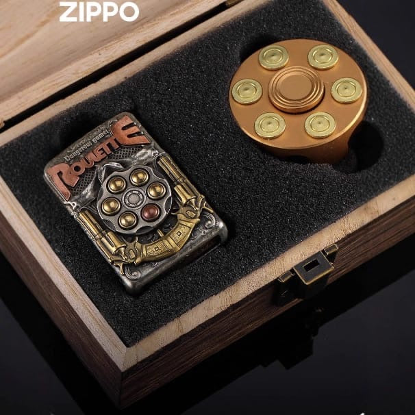 Zippo Roulette (Dangerous Game / Rulet) Orjinal Limited Edition Asya Zipo