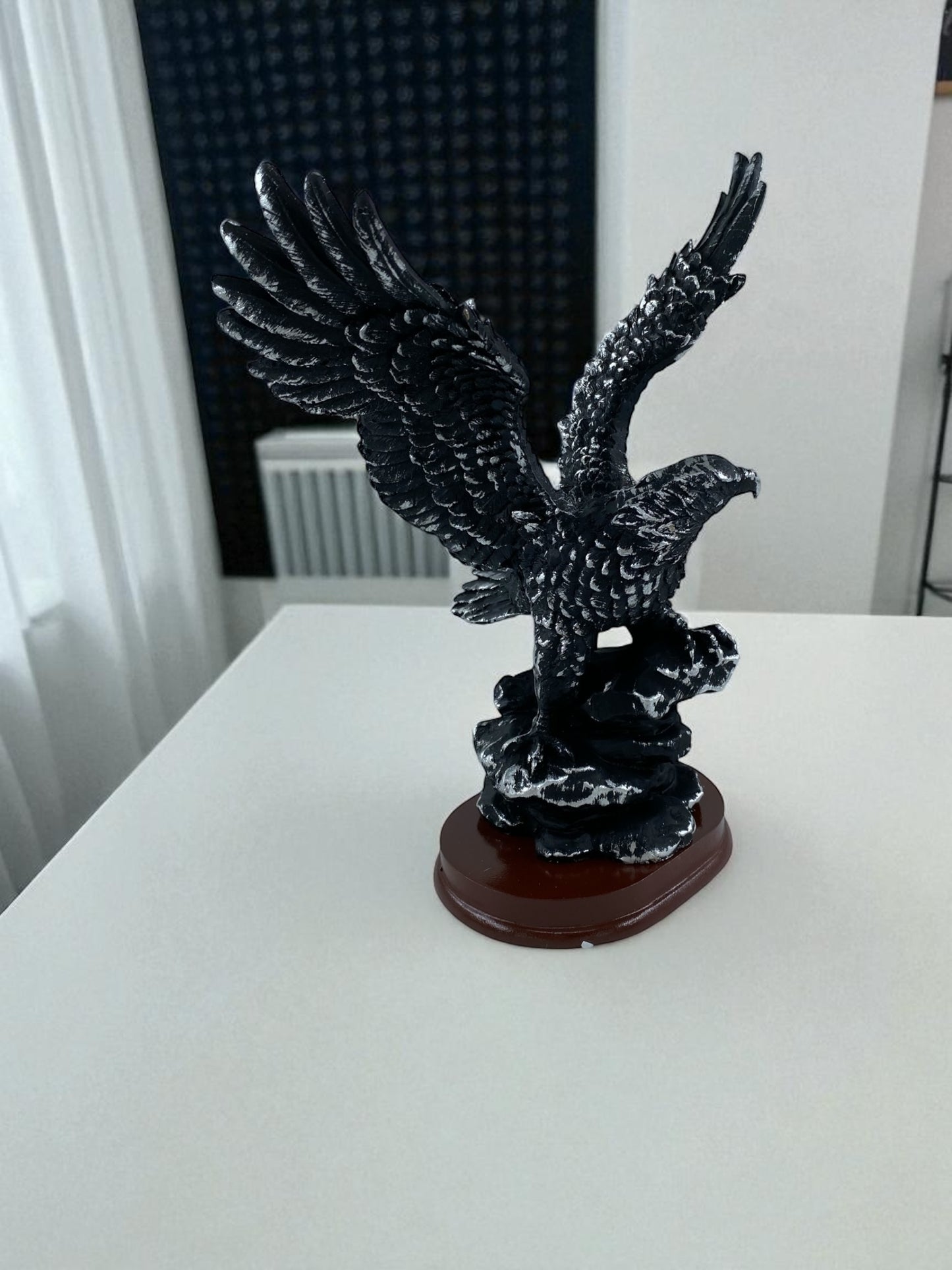 Kanatlı Kartal Biblo Siyah