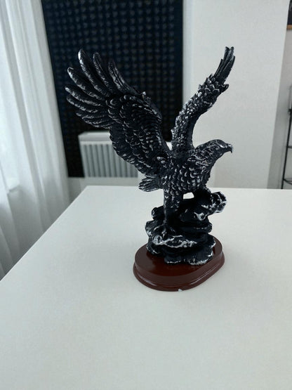 Kanatlı Kartal Biblo Siyah