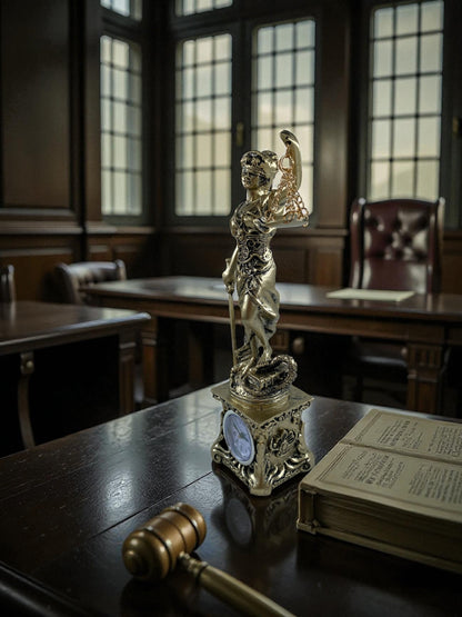 Saatli Adalet Terazisi Heykeli