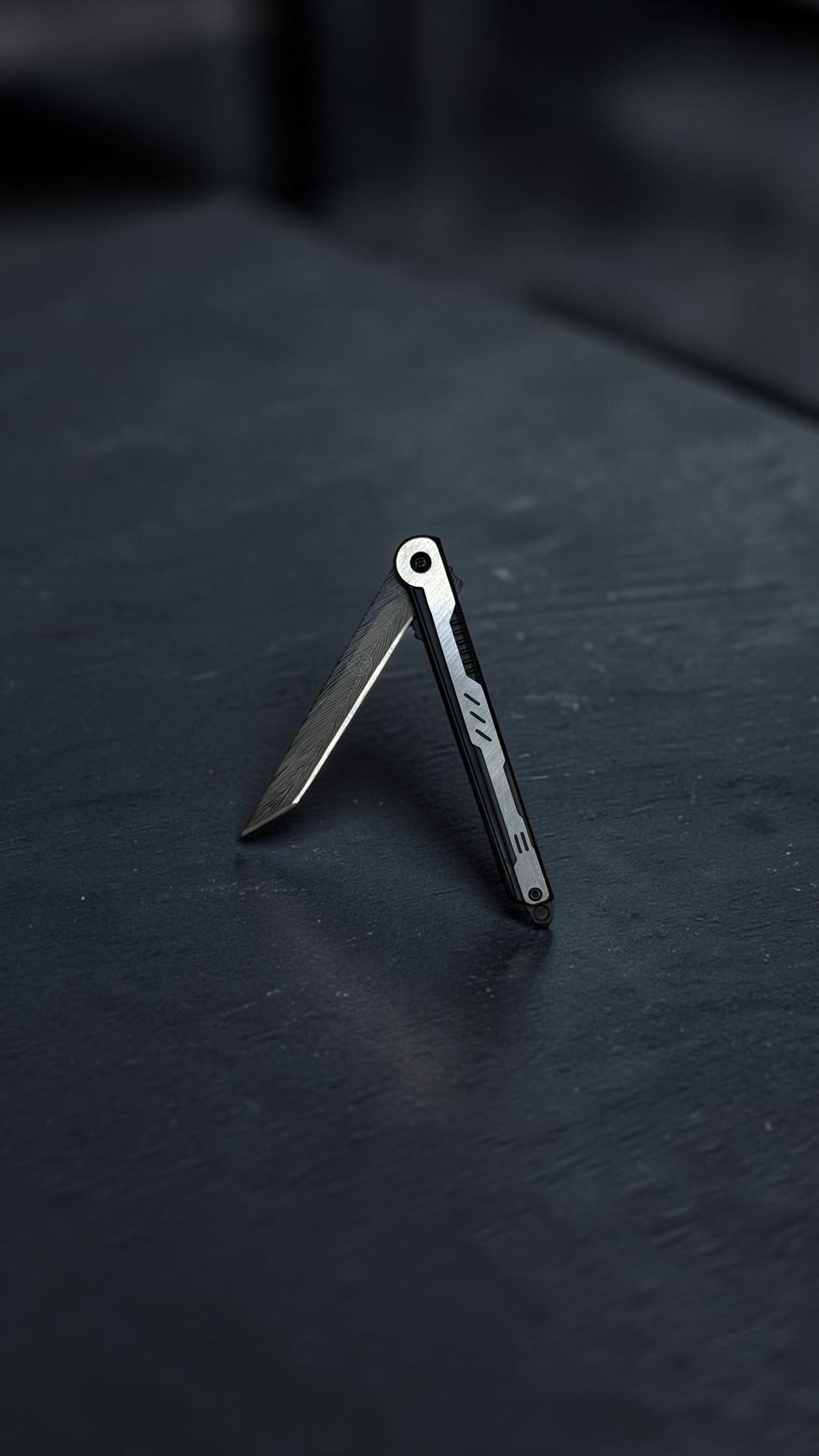 Damascus M390 Gümüş Çakı 8543