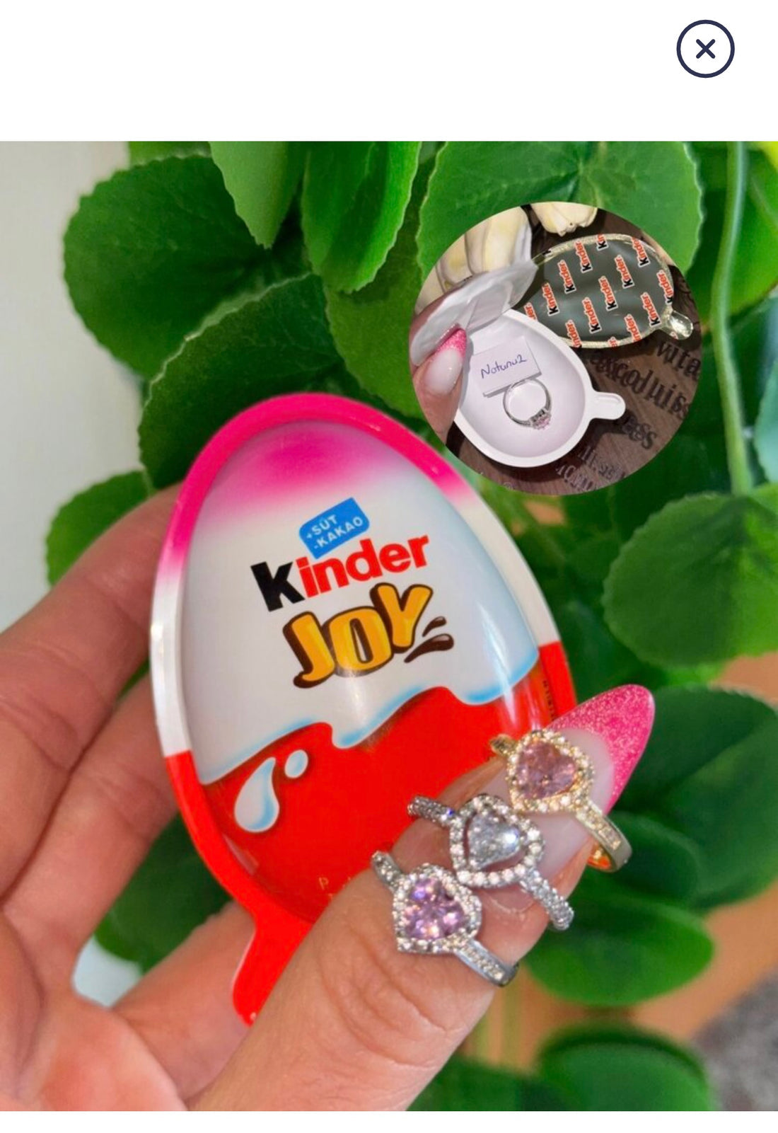 3’lü Eğlence ve Mutluluk Seti – Yüzük Çıkan Kinder Joy, Köpük Tabancası, Peluş Tavşan