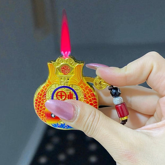 Baykuş Model Renkli Alevli Çakmak