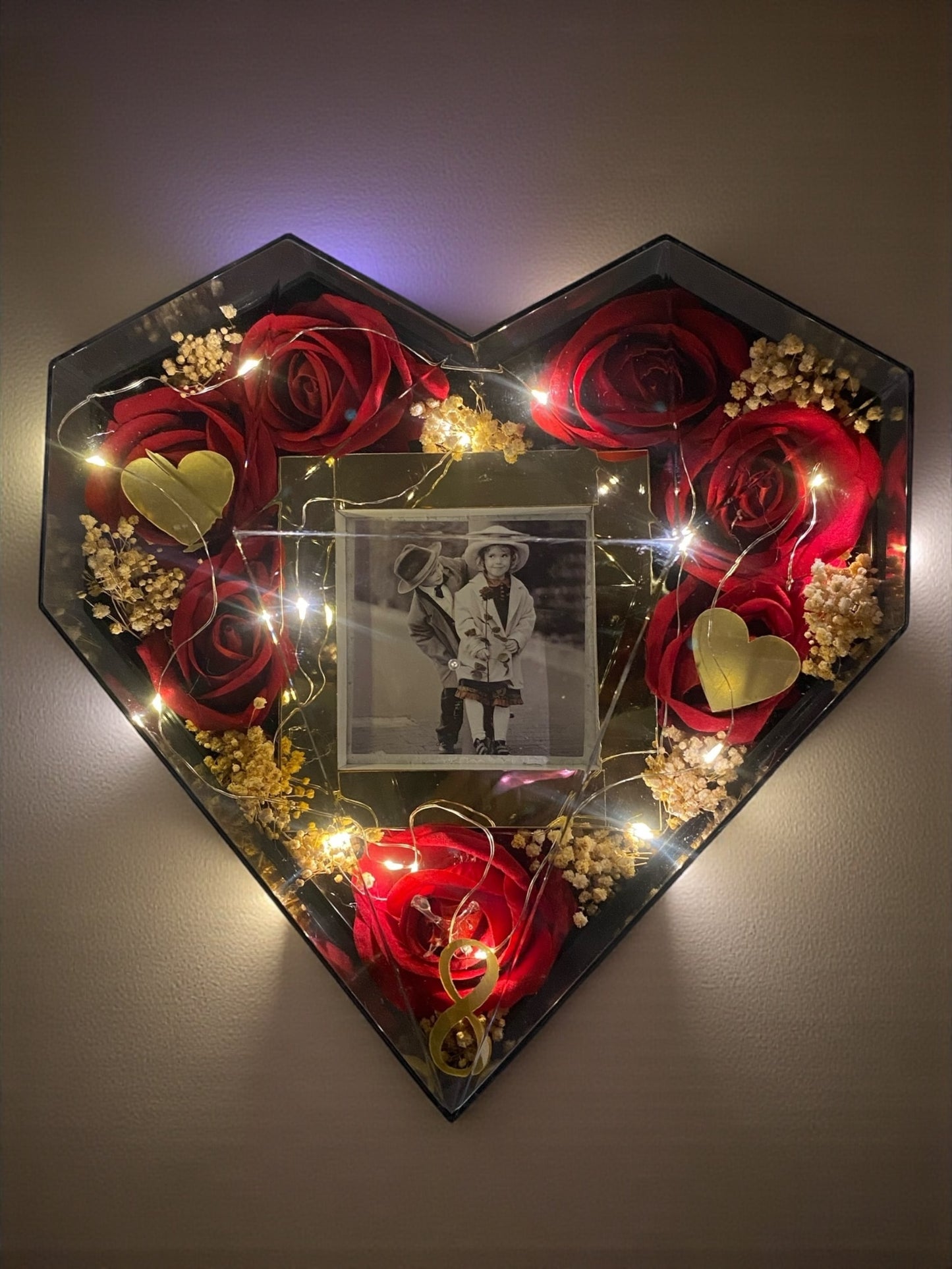 Fotoğraflı Teddy Rose Buketi