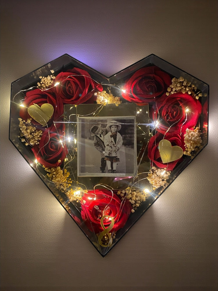 Fotoğraflı Teddy Rose Buketi