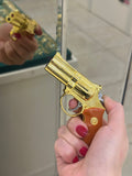 Revolver Model Metal Tabanca Çakmak