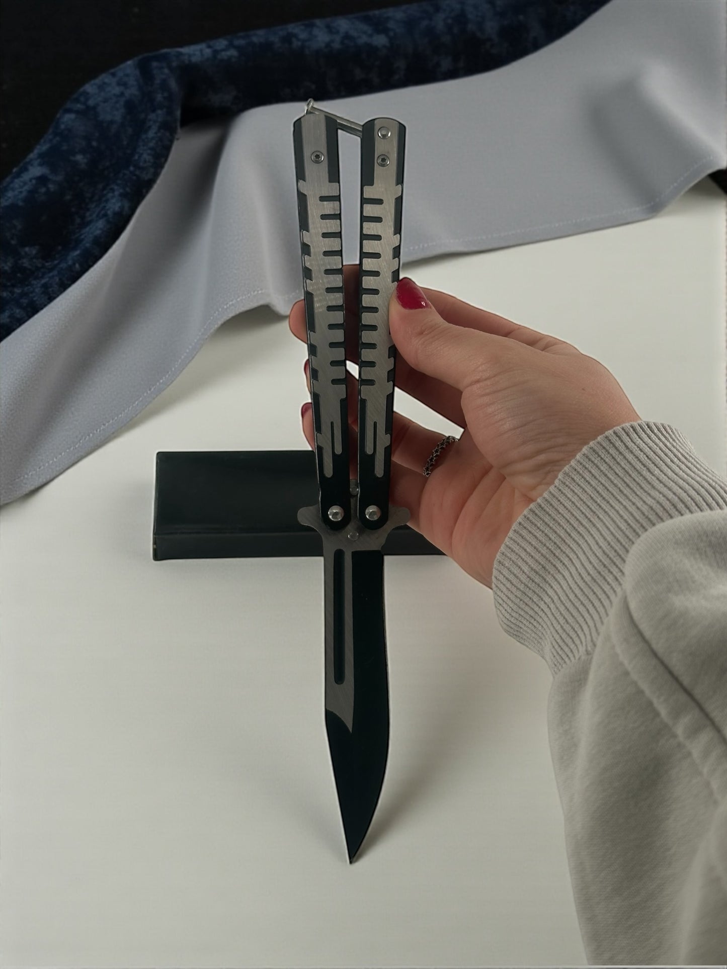 Metal Büyük Boy Kelebek Çakı