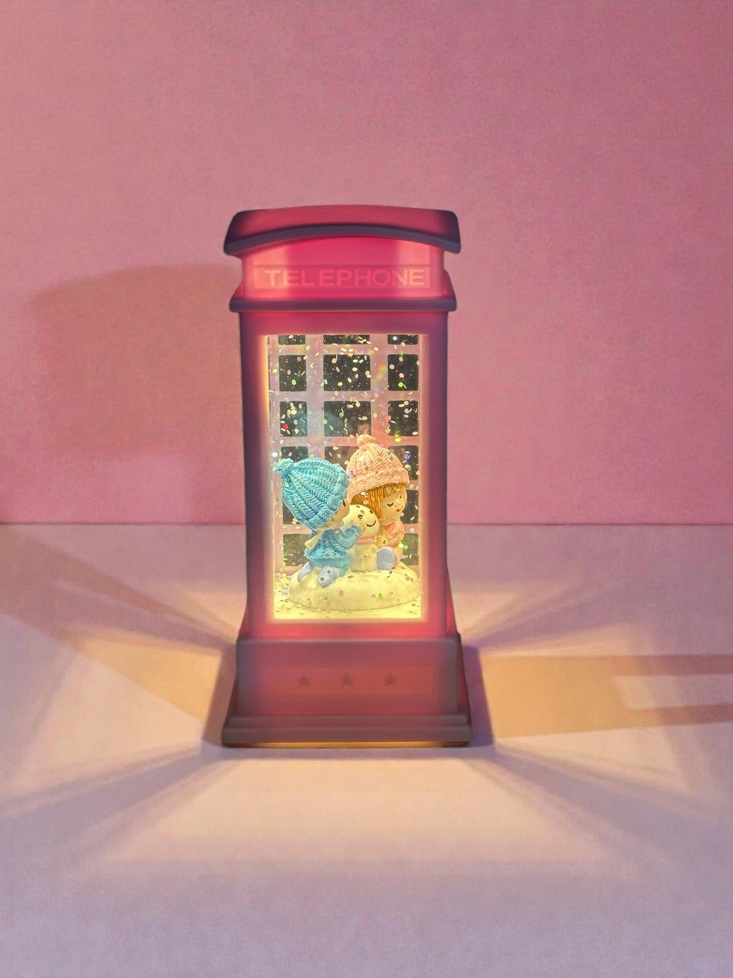 Sonsuzluk Aşk Temalı Işıklı Telefon Kulübesi