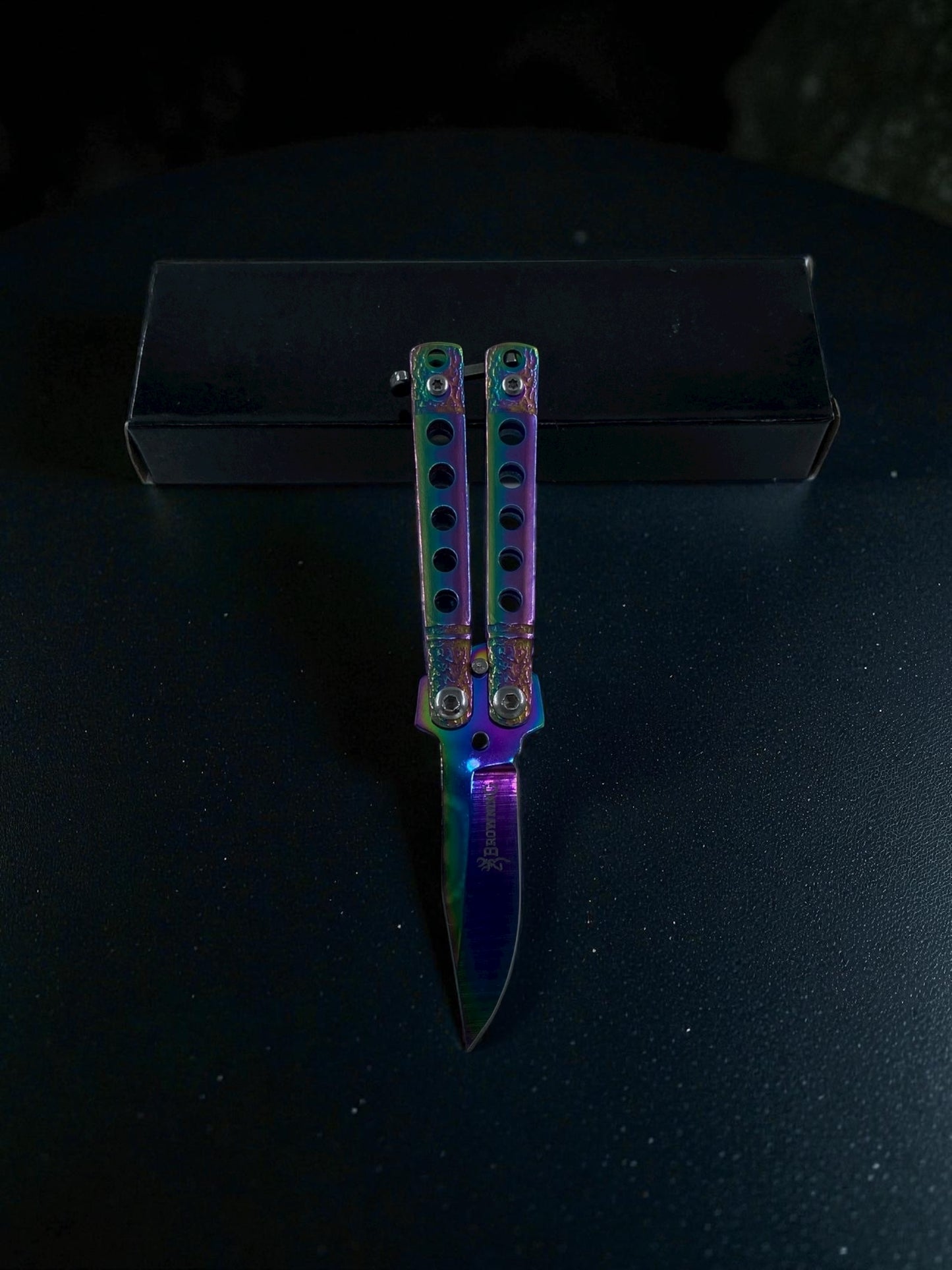 Kompakt Boy Metal Kelebek Çakı