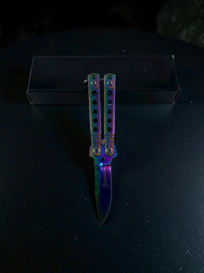 Kompakt Boy Metal Kelebek Çakı