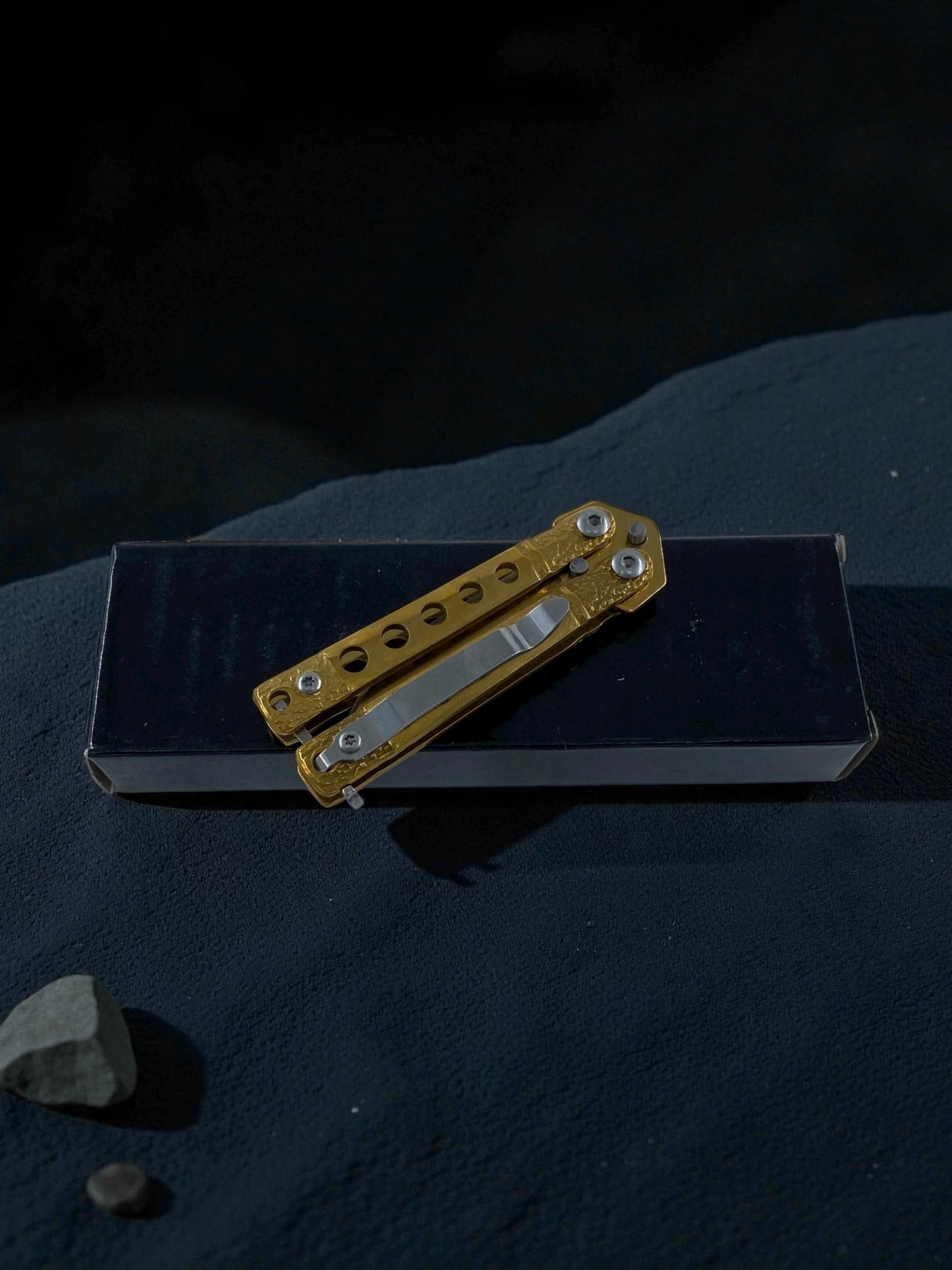 Kompakt Boy Metal Kelebek Çakı