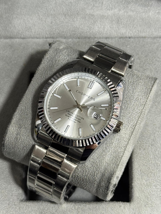 Kişiye Özel Kordonu İsim Yazılır Saat Beyaz Gümüş