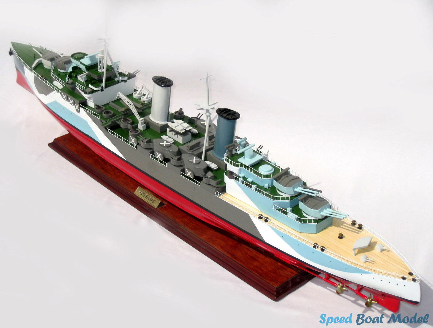 Hms Belfast Warship Model 39″