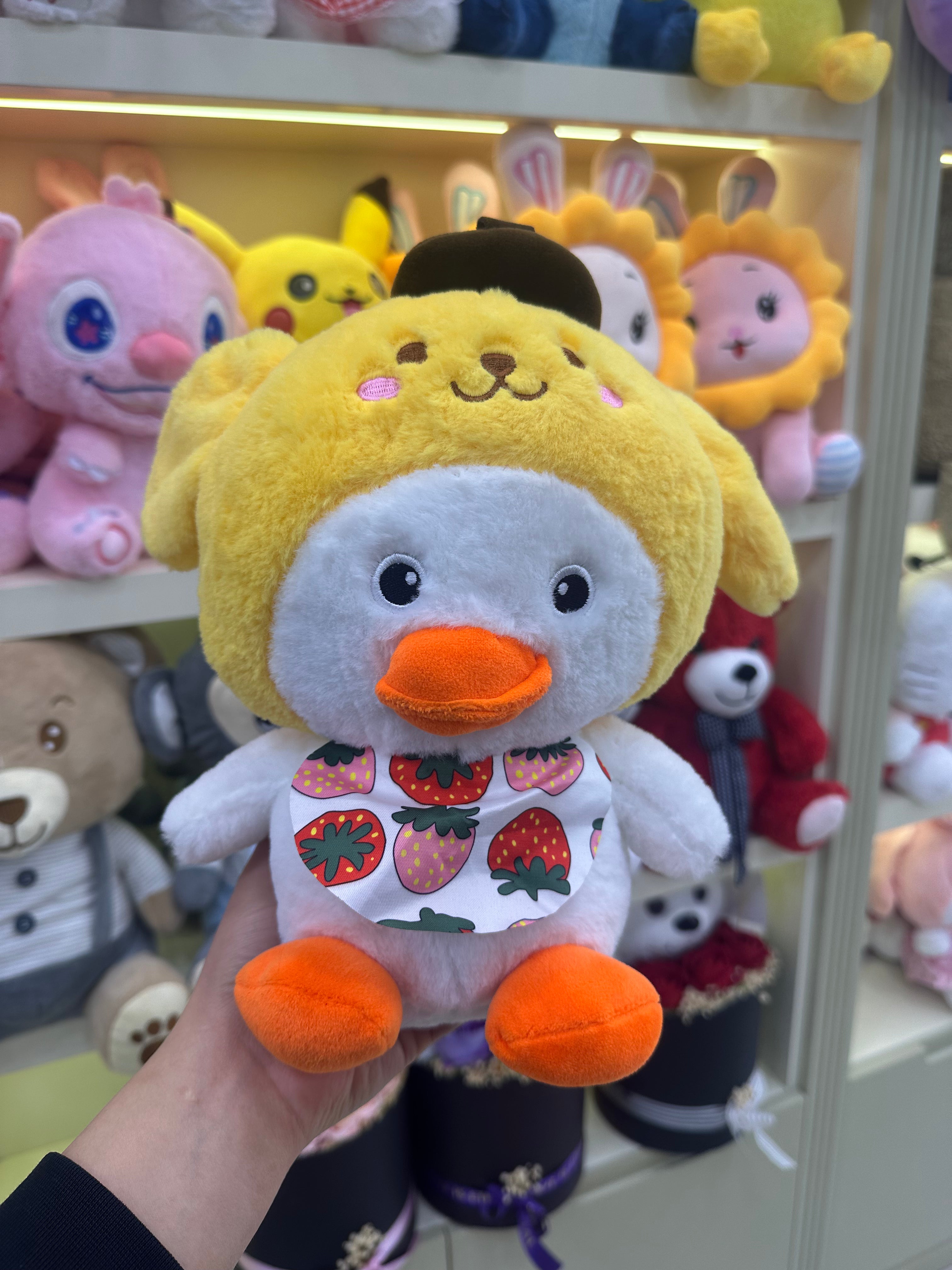 Bebek Önlüklü Ördek Peluş
