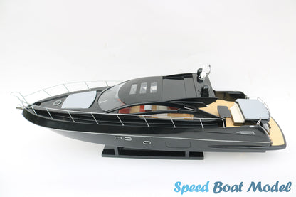 Sunseeker Predator 64 Black Modern Yacht Model 35″