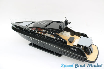 Sunseeker Predator 64 Black Modern Yacht Model 35″