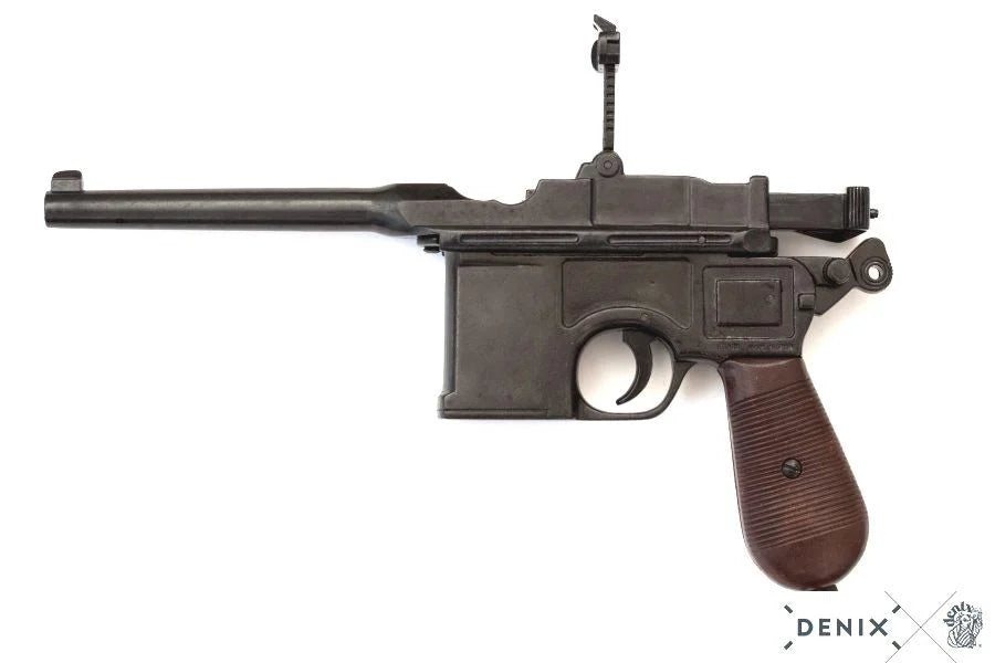 Denix Dekoratif Alman Mauser C96 Replika Tabanca