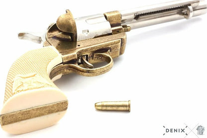 Denix Dekoratif CAL.45 Peacemaker Revolver 5,5'', USA 1873 Replika Tabanca