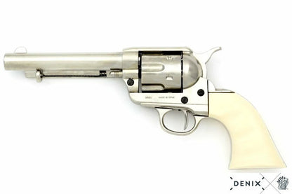 Denix Dekoratif Cal.45 Peacemaker Revolver 5,5'', USA 1873 Replika Tabanca