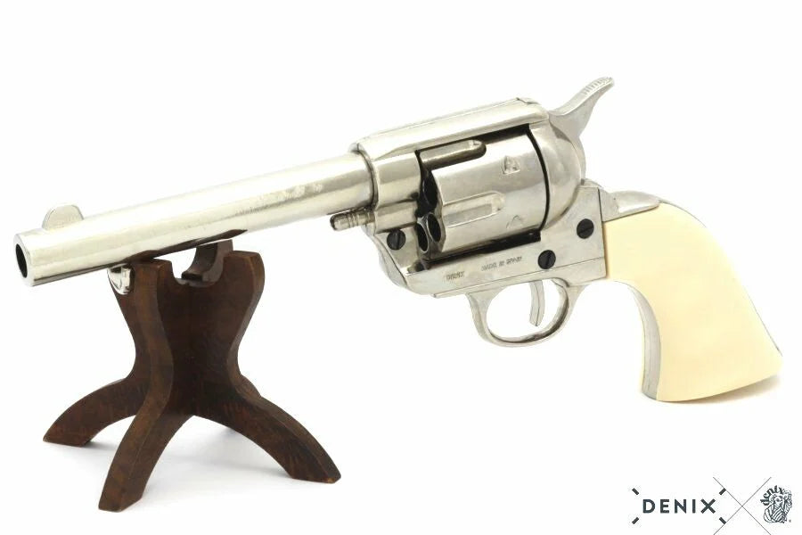 Denix Dekoratif Cal.45 Peacemaker Revolver 5,5'', USA 1873 Replika Tabanca