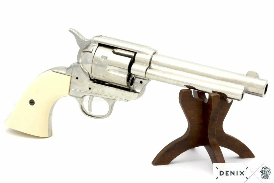 Denix Dekoratif Cal.45 Peacemaker Revolver 5,5'', USA 1873 Replika Tabanca