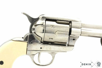 Denix Dekoratif Cal.45 Peacemaker Revolver 5,5'', USA 1873 Replika Tabanca