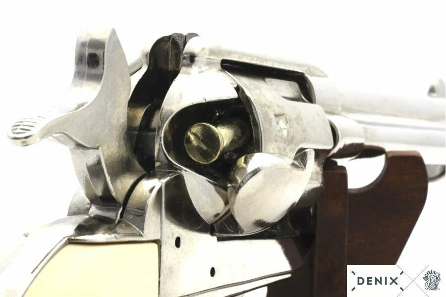 Denix Denix Dekoratif Cal.45 Peacemaker Revolver 5,5'', USA 1873 Replika Tab ...