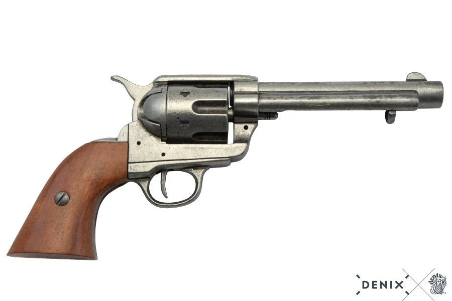 Denix Dekoratif Revolver Cal. 45 Peacemaker 6 Bullets Replika