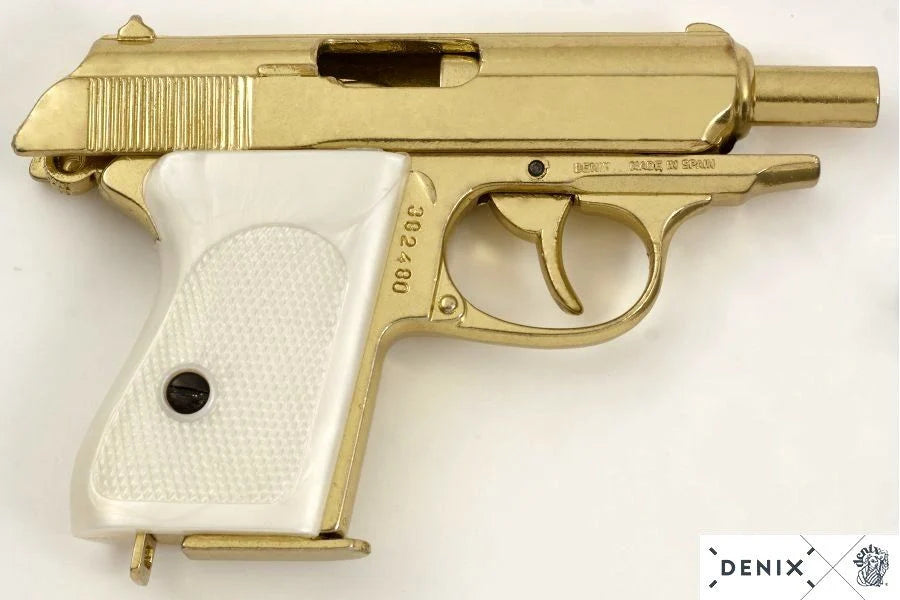 Dekoratif Denix Walther PPK Gold Replika Tabanca