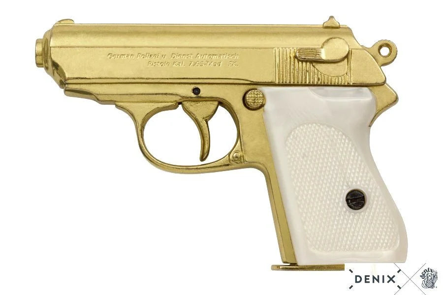 Dekoratif Denix Walther PPK Gold Replika Tabanca