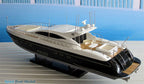 Mangusta 108 Black Hull Modern Yachts Model 34.25"