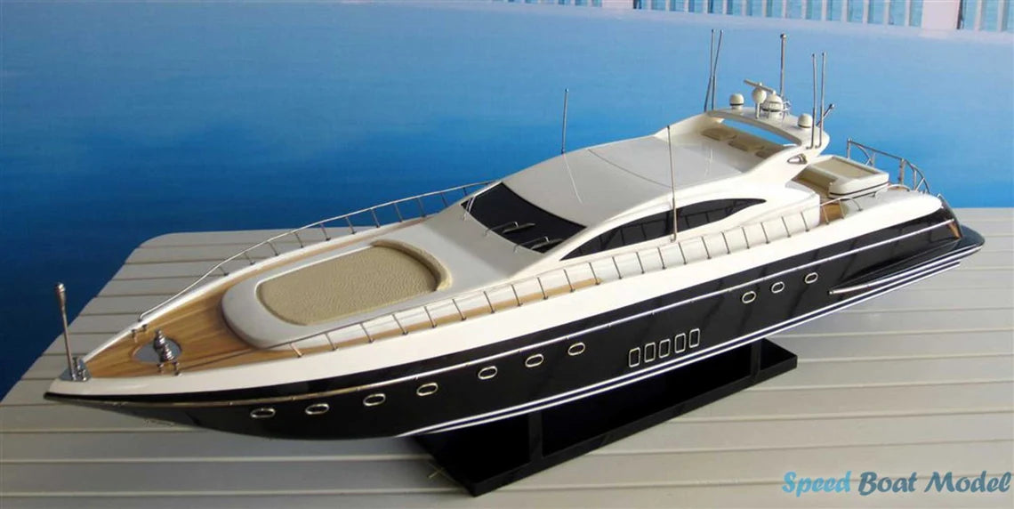 Mangusta 108 Black Hull Modern Yachts Model 34.25"