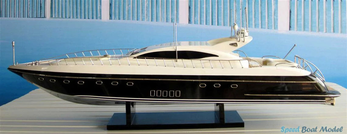 Mangusta 108 Black Hull Modern Yachts Model 34.25"