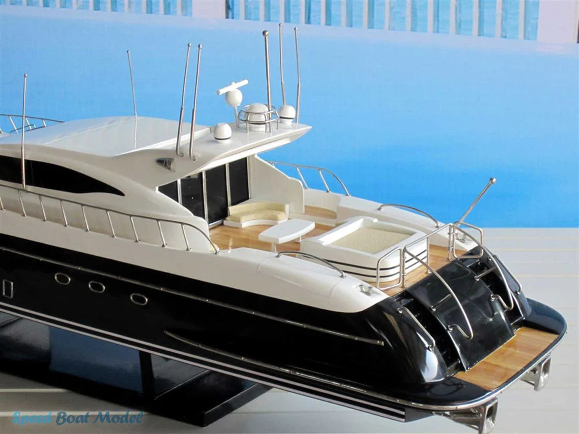 Mangusta 108 Black Hull Modern Yachts Model 34.25"