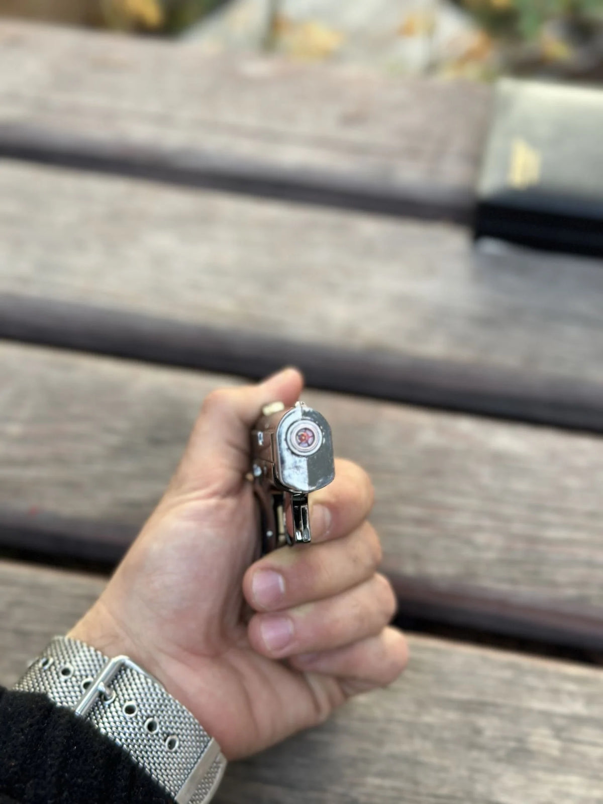 Mini Browning Tabanca Model Gazlı Çakmak 1235