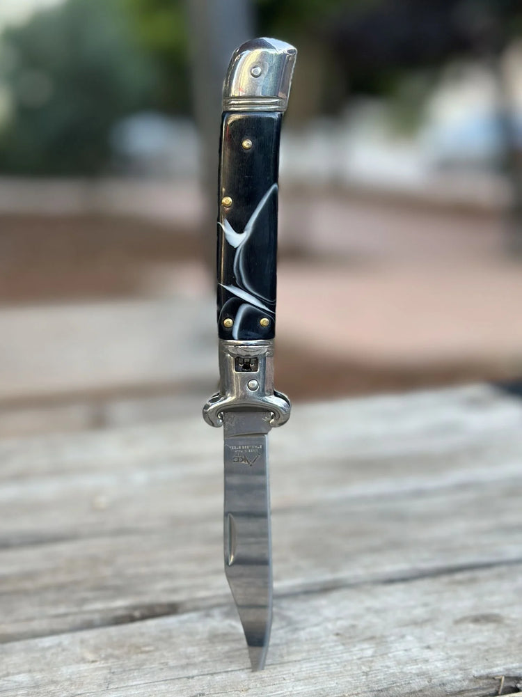 Otomatik Akc Orjinal Stiletto Boynuzlu Çakı 9843