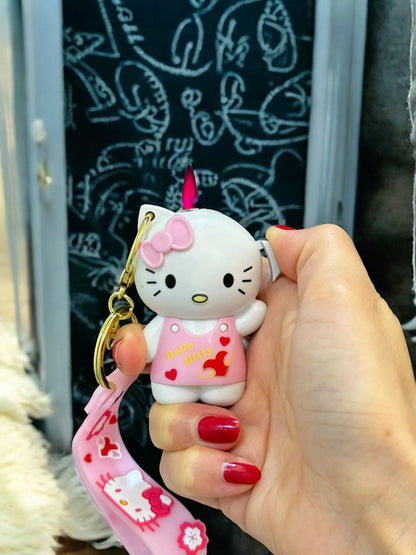 Hello Kitty Renkli Yanan Gazlı Çakmak Anahtarlık 9810