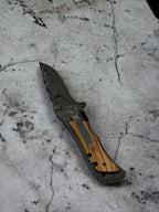 İşlemeli Browning Damascus Çakı 2645