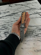 İşlemeli Browning Damascus Çakı 2645