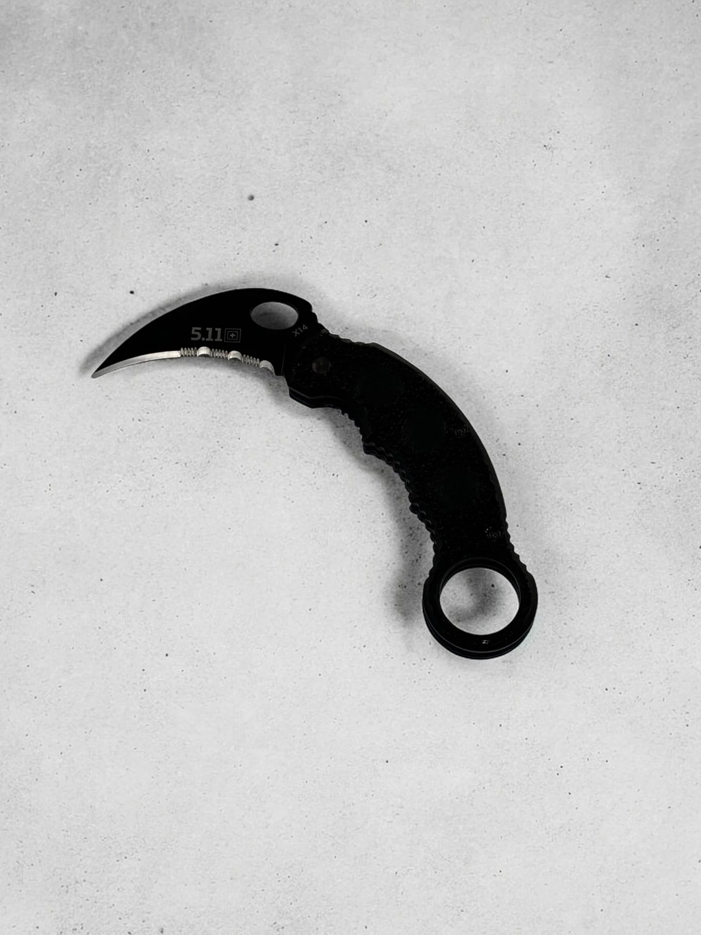 5.11 Karambit Siyah Tırtıklı 1416